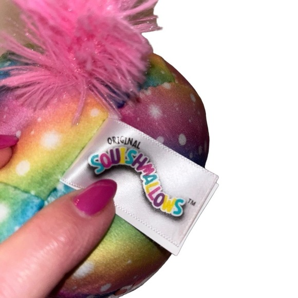 Squishmallows Prim The Rainbow Unicorn Tie Dye Cosmic Sky Stars Dreaming 5-inch - Picture 3 of 4